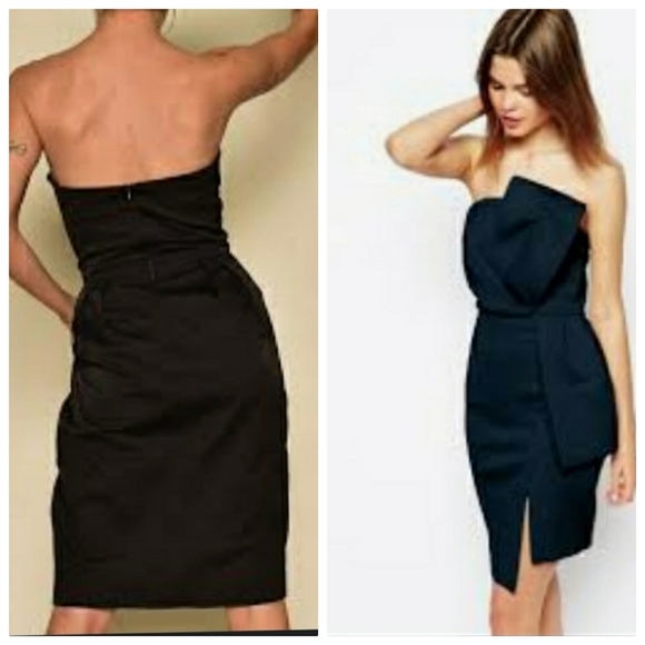 The Kooples  Strapples Midi  Dress - Picture 3 of 16